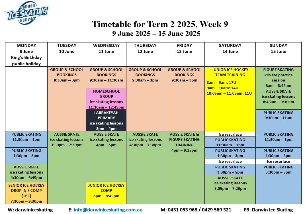This image has an empty alt attribute; its file name is Timetable-9-June-2025-15-June-2025.jpg